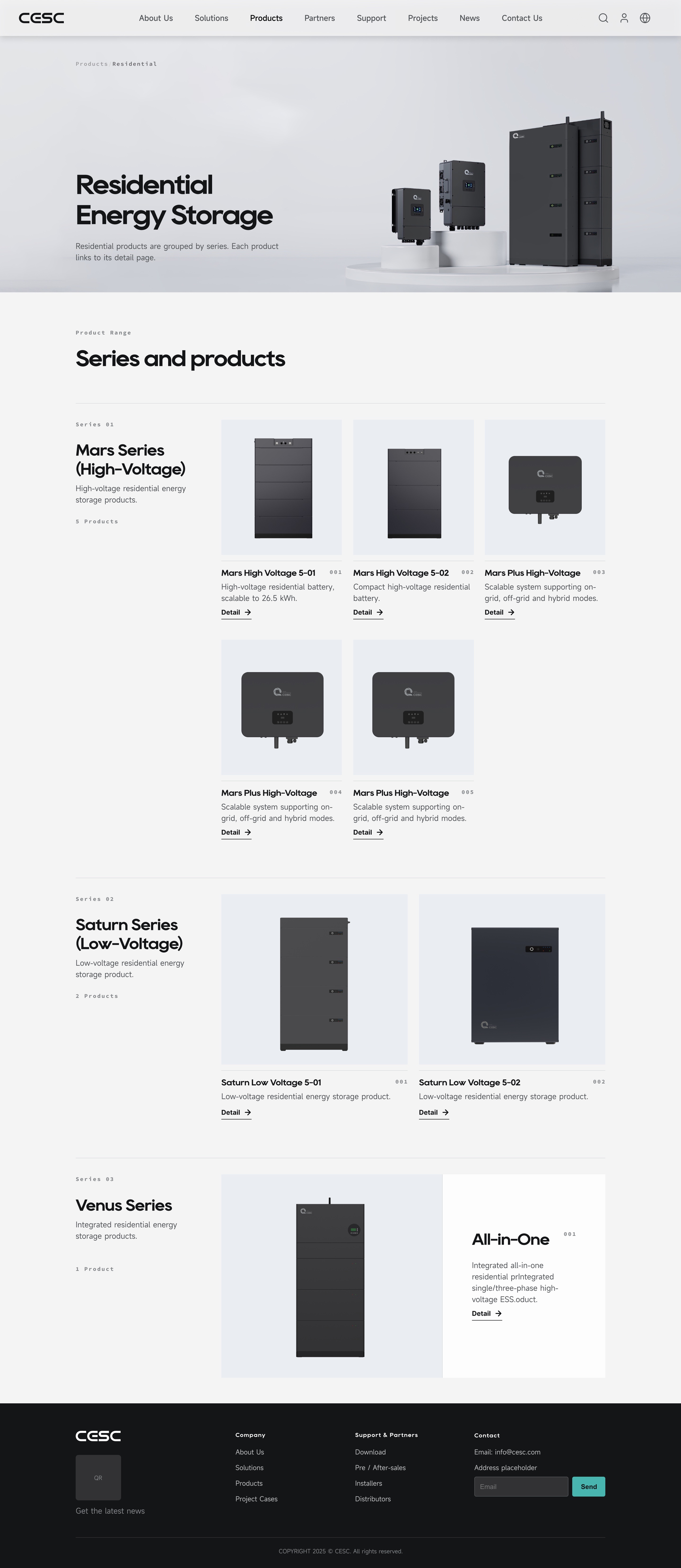 Category Intro page design